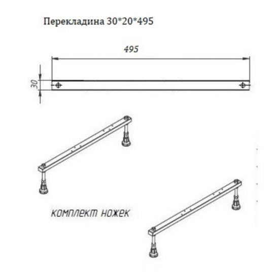 Ножки для ванны акриловой Ollie (03ол70)
