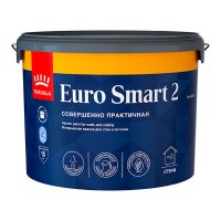 Краска интерьерная Tikkurila/Tikkivala Euro Smart 2 база А белая 9 л
