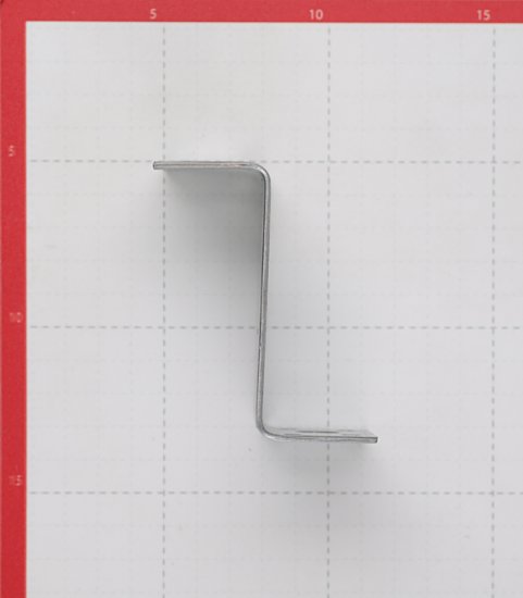 Уголок крепежный Z-образный оцинкованный 35х70х35х55х2 мм