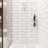Плитка облицовочная Corsa Deco Plain Brick белая глянцевая 300х100х7,5 мм (40 шт.=1,2 кв.м)