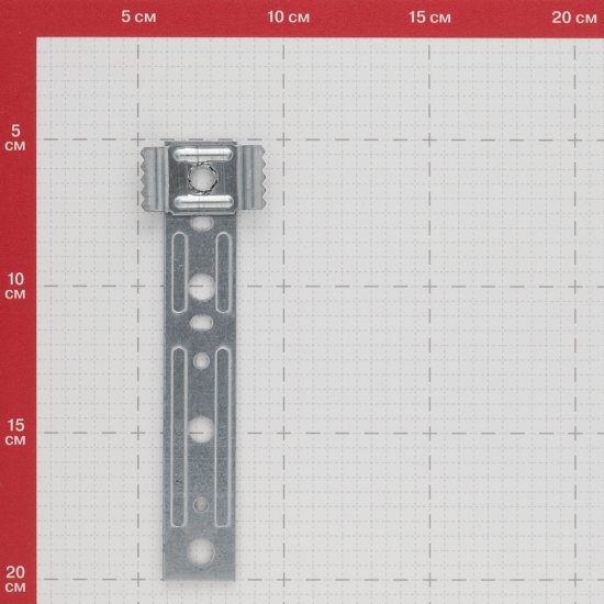 Анкерная пластина для профиля Rehau поворотная 150х25х1.2 мм (10 шт.)