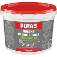Морозостойкая строительная моющаяся краска Pufas тов-175168