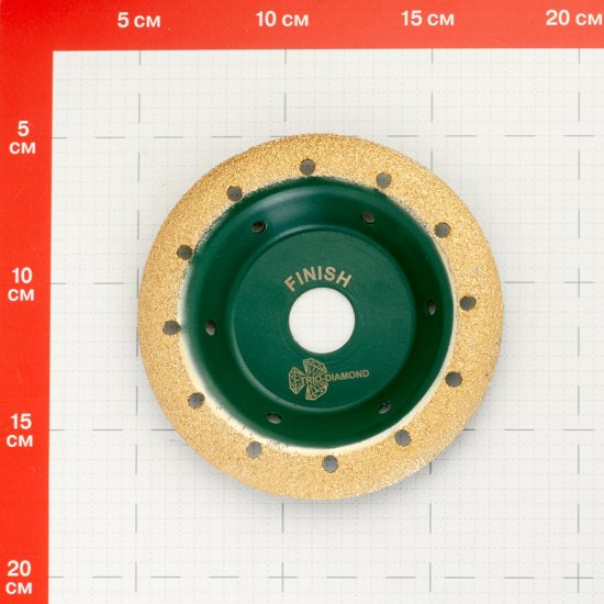 Диск шлифовальный Trio-Diamond Grand Finish d125 мм P60-80 на винтовом креплении