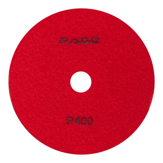 Круг алмазный шлифовальный по камню Rage by Vira гибкий d125 мм P400 для мокрого шлифования