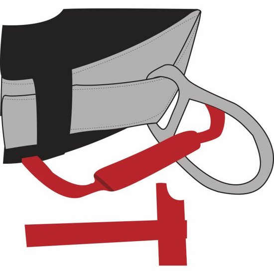 Страховочная система Delta Plus лента с индикатором падения черная (HAR24HXX)