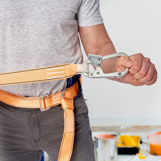 Страховочная система Окапром УС-1А лента 1,5 м оранжевая (0004)