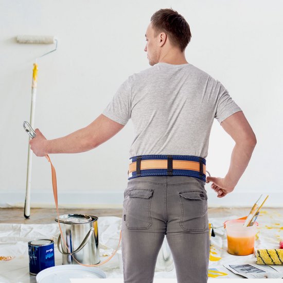 Страховочная система Окапром УС-1А лента 1,5 м оранжевая (0004)