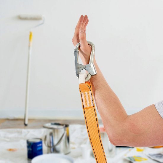 Страховочная система Окапром УС-1А лента 1,5 м оранжевая (0004)