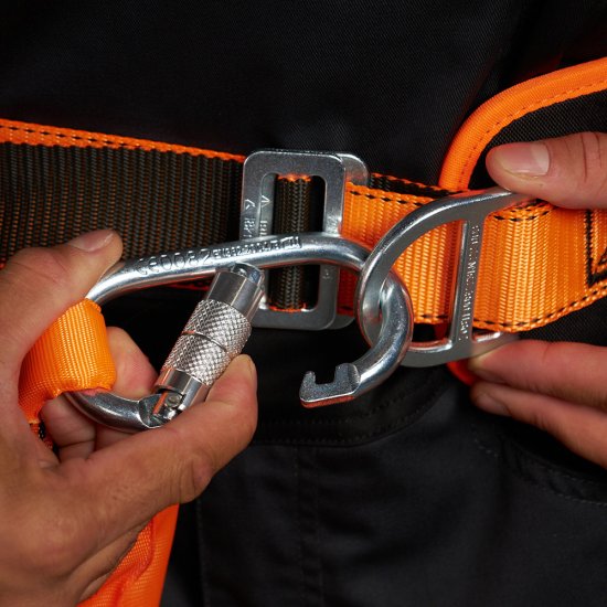 Строп страховочный Delta Plus AN203 лента с амортизатором 2 м оранжевый (AN203200ZD)