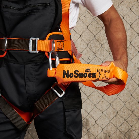 Строп страховочный Delta Plus AN203 лента с амортизатором 2 м оранжевый (AN203200ZD)