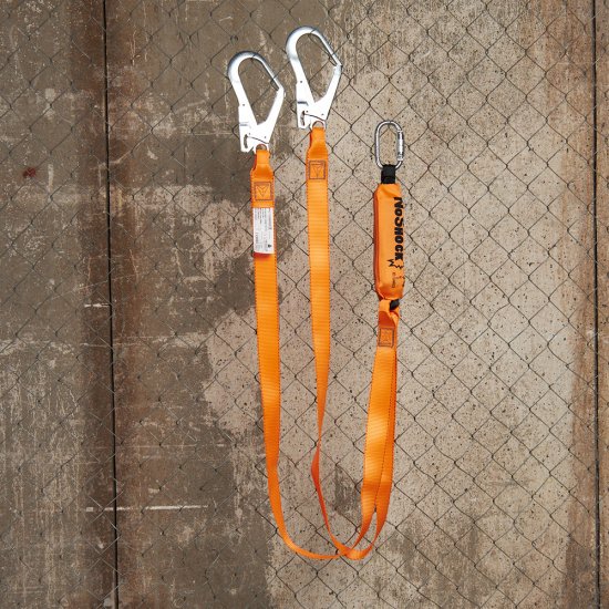 Строп страховочный Delta Plus AN213 лента с амортизатором 2 м оранжевый (AN213200ZDD)