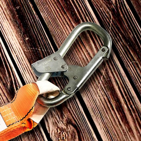 Строп страховочный Окапром АА+К25 лента 1,8 м оранжевый (0201)