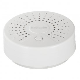 Умный датчик дыма Navigator Smart Home NSH-SNR-S001 белый