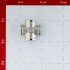 Крестовина Valtec 1/2 ВР(г) х 1/2 ВР(г) х 1/2 ВР(г) х 1/2 ВР(г) латунная (VTr.760.N.0004)
