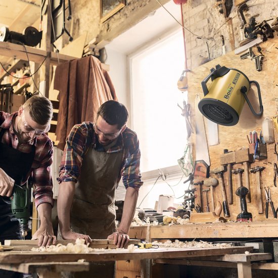 Пушка тепловая электрическая 3 кВт Ballu BHP-P2-3 прямого нагрева