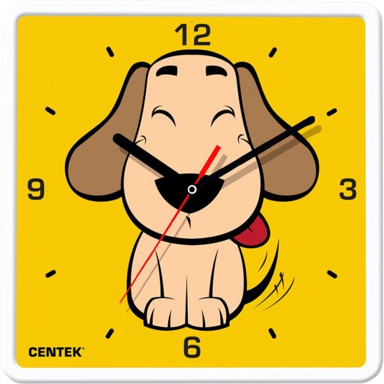 Настенные часы Centek щенок
