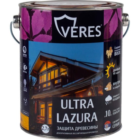 Пропитка VERES Ultra Lazura №2