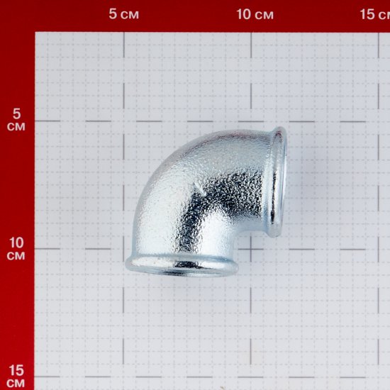 Угол Gebo Platinum (90-6V) 1 ВР(г) х 1 ВР(г) чугунный оцинкованный