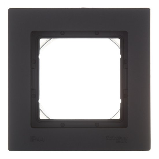Рамка Systeme Electric AtlasDesign Aqua одноместная карбон (ATN441001)