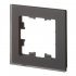 Рамка Systeme Electric AtlasDesign Nature одноместная черная (ATN331001)