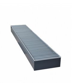 Конвектор внутрипольный КЗТО Бриз с 1 теплообменником 1200х260х80 мм правое подключение