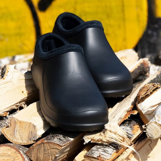 Галоши мужские EVA утепленные размер 43 черные Жанетт Роули (ГЛ-311)