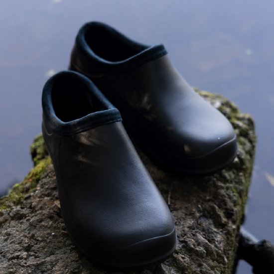 Галоши мужские EVA утепленные размер 45 черные Жанетт Роули (ГЛ-311)