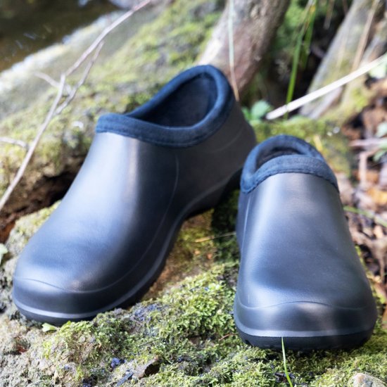 Галоши мужские EVA утепленные размер 45 черные Жанетт Роули (ГЛ-311)