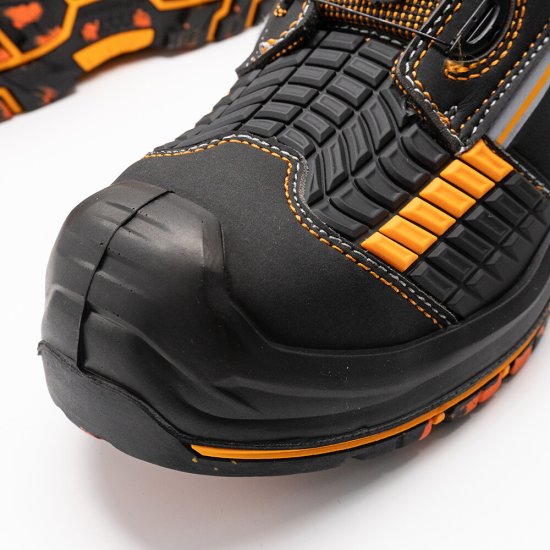 Ботинки рабочие кожаные с защитным композитным носком размер 44 черные Мистраль Perfect Protection (139059)