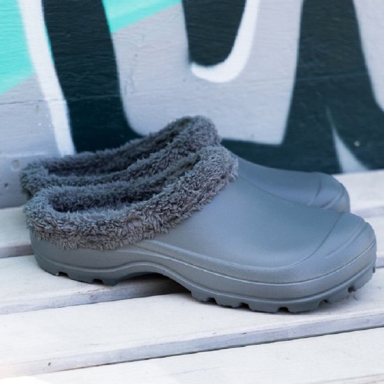 Сабо мужские EVA утепленные размер 44 серые Жанетт Мортон (СБ-301)