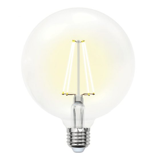 Светодиодная лампа Uniel LED-G125-10W/WW/E27/CL PLS02WH