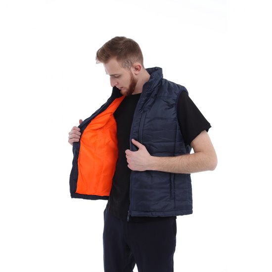 Жилет защитный Спрут Канада 48-50 рост 170-176 см синий/оранжевый