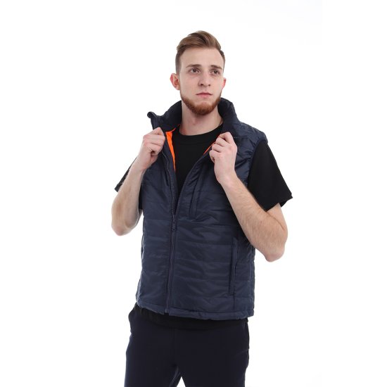 Жилет защитный Спрут Канада 48-50 рост 170-176 см синий/оранжевый