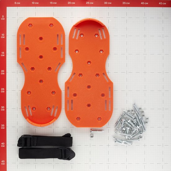 Накладки на обувь для наливного пола полипропиленовые размер 38-46 оранжевые Amigo (74801)