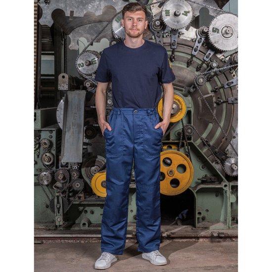Брюки рабочие Мастер 56-58 рост 182-188 см темно-синие