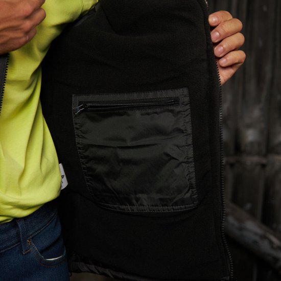 Жилет рабочий утепленный Delta Plus Fidji 3 50 рост 164-172 см cерый/черный