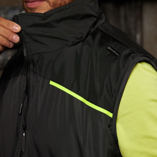 Жилет рабочий утепленный Delta Plus Fidji 3 52 рост 172-180 см cерый/черный