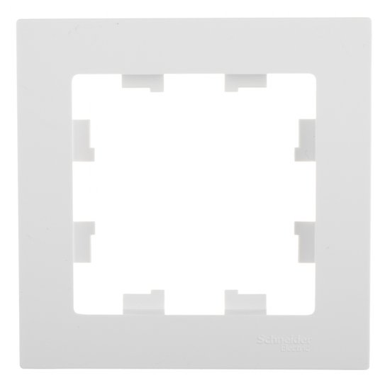 Рамка Systeme Electric AtlasDesign одноместная белая (ATN000101)