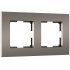 Рамка Werkel Slab двухместная бронза матовая (a062812)