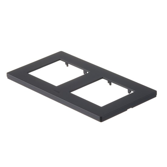 Рамка Simon 24 Harmonie двухместная графит (2400620-038)