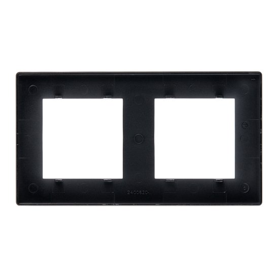 Рамка Simon 24 Harmonie двухместная графит (2400620-038)