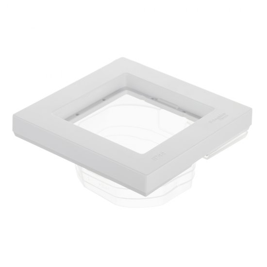 Рамка Systeme Electric AtlasDesign Aqua одноместная белая (ATN440101)