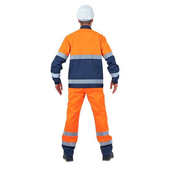 Костюм мужской сигнальный ГК Спецобъединение Брайт 56-58 рост 182-188 см оранжевый