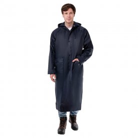 Плащ влагозащитный унисекс нейлон с ПВХ покрытием КМ 52-54 (XL) рост 180-186 см синий