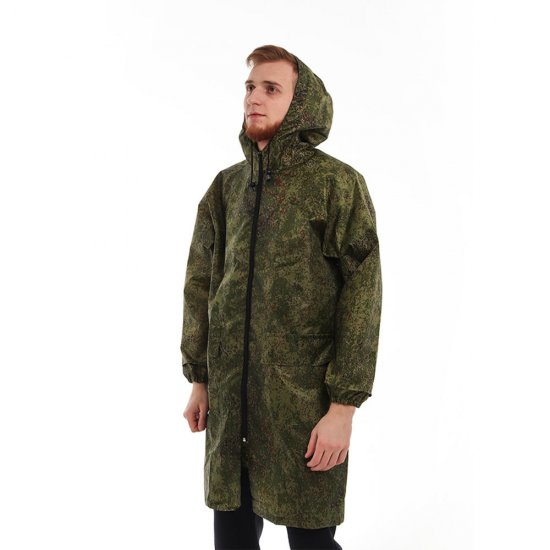 Плащ влагозащитный унисекс полиэстер с ПВХ покрытием Water Way 52-54 (XXL) рост 170-176 см зеленый (118798)