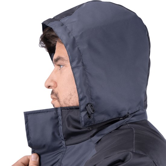 Костюм рабочий мужской утепленный ГК Спецобъединение Роуд 44-46 рост 158-164 см темно-серый/черный