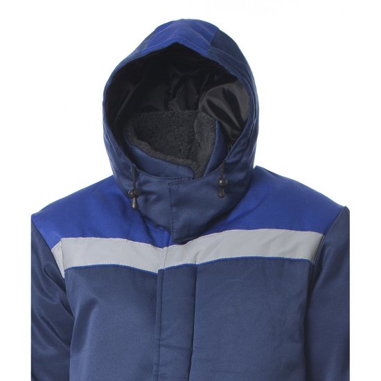 Куртка рабочая утепленная Спрут Бригадир 56-58 рост 182-188 см темно-синяя