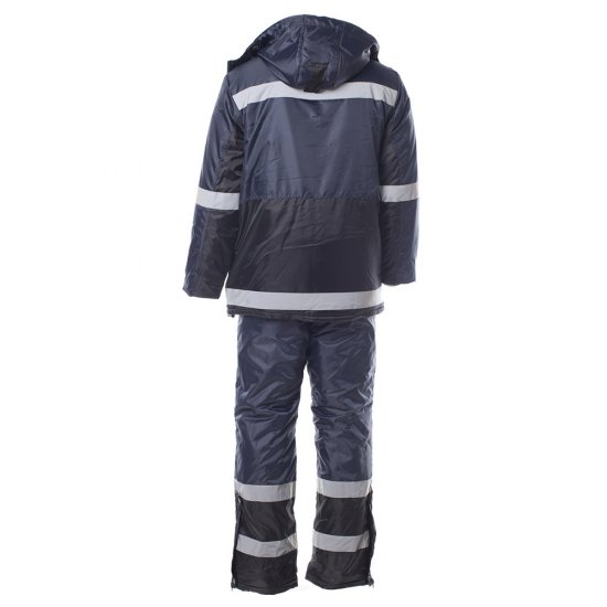 Костюм рабочий мужской утепленный Спрут Метео 56-58 рост 182-188 см темно-синий/черный