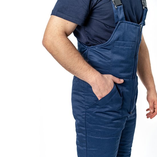 Полукомбинезон рабочий мужской утепленный Дарина Порт 52-54 рост 182-188 см темно-синий