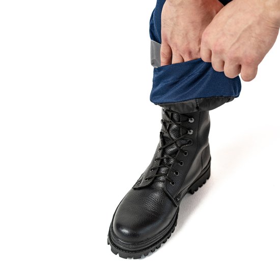 Полукомбинезон рабочий мужской утепленный Дарина Сигнальщик 48-50 рост 182-188 см темно-синий/оранжевый